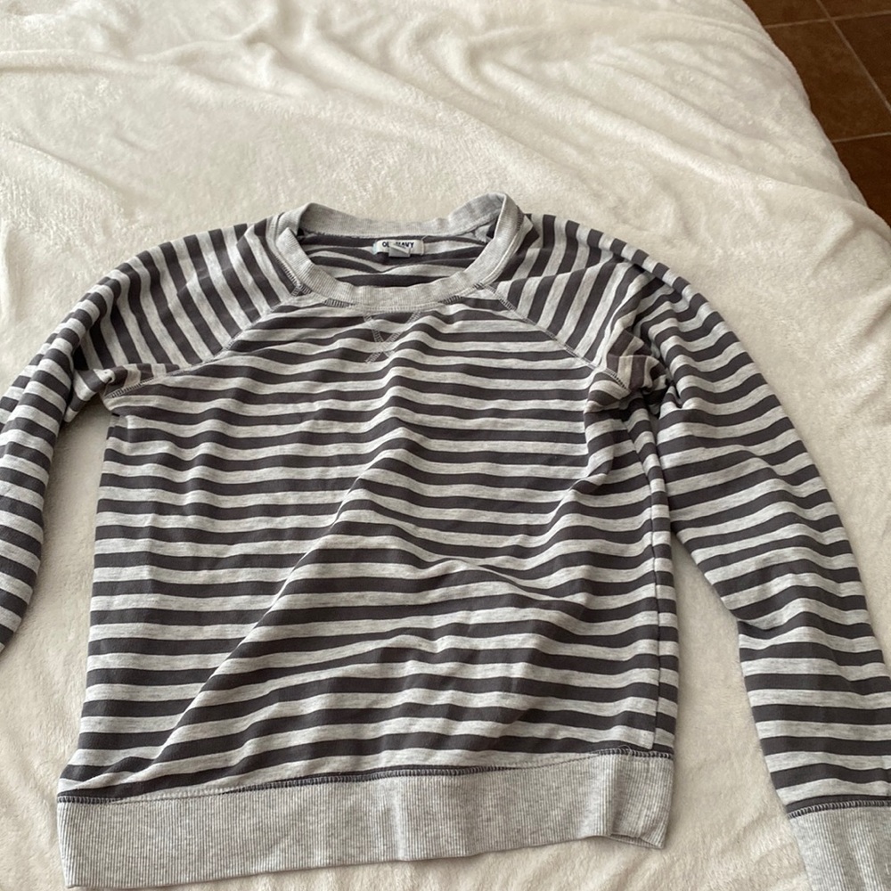 Old navy Dark gry striped sweater